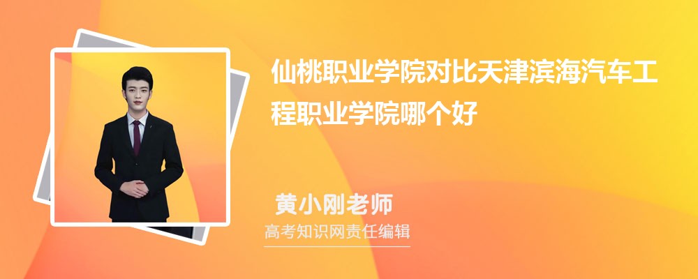 仙桃职业学院对比天津滨海汽车工程职业学院哪个好 附分数线排名