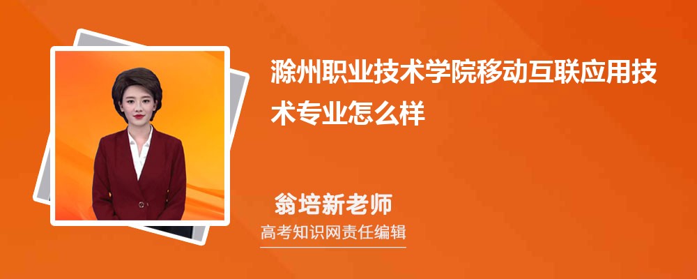 滁州职业技术学院移动互联应用技术专业怎么样?录取分数线多少分