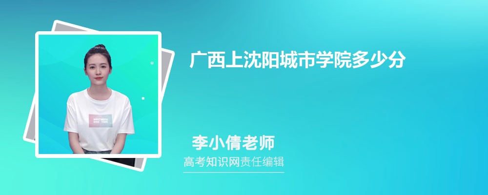 广西上沈阳城市学院多少分 2025年分数线及排名 广西上沈阳城市学院多少分 2025年分数线及排名